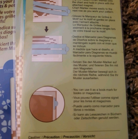 Clover Pattern Chart Marker Set - Picture 2 of 3
